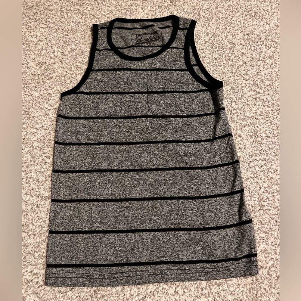 Brooklyn Cloth Charcoal and Black Tee